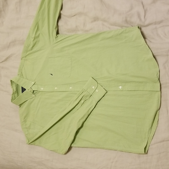 Nautica Other - Nautica Green Dress Shirt 16 32/33